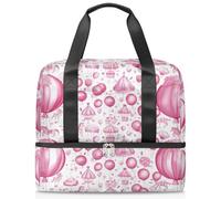 Sac de sport mignon sur le thème du cirque pour femmes, hommes, Kirls, garçons et filles, 21 L, sac fourre-tout séparé pour voyage, gym, yoga, couleur, Big, Organiseur de sac