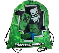 Sac de sport - Minecraft - 37 cm - 100% polyester - Vert - Mixte