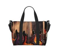 Sac de sport motif coccinelles mouchetées infinies pour homme et femme, sac de voyage avec compartiment à chaussures, sac d'entraînement, Guitare électrique cool, Taille unique, Sac de voyage