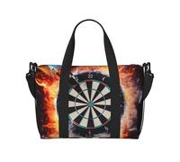 Sac de sport motif coccinelles mouchetées infinies pour homme et femme, sac de voyage avec compartiment à chaussures, sac d'entraînement, Cible de fléchettes., Taille unique, Sac de voyage