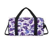 Sac de sport motif feuille de raisin avec compartiment à chaussures, sac de w nd, voyage, gym, organiseur de bagages pour femmes, hommes, enfants, filles, garçons