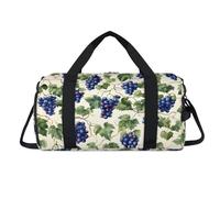 Sac de sport motif feuilles de raisin avec compartiment à chaussures, sac de voyage, gym, organiseur de bagages pour femmes, hommes, enfants, filles, garçons