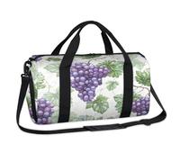 Sac de sport motif raisin violet pour le w nd, sac de voyage décontracté pour enfants, filles, garçons, femmes, hommes