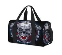 Sac de sport motif tête de mort mexicaine pour le w nd, sac fourre-tout décontracté pour voyage, gym, enfants, filles, garçons, femmes, hommes