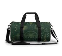 Sac De Sport Motifs D'astrologie en Alchimie Sac De Voyage Rond Sacs De Sport Sac De Sport