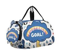 Sac de sport multifonction avec compartiment à chaussures pour chaussures de football, sac de sport pour la plage, la natation, la piscine, les sports