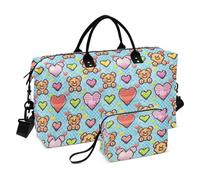 Sac de sport multifonction avec sangle réglable pour le yoga, Bracelet perle ours amour papillon perlé