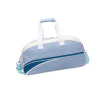 Sac de sport multifonction pour natation, gym, entraînement, badminton, sac à main spacieux avec sangle réglable, sac de sport élégant en polyuréthane pour fitness, natation, court voyage, bleu