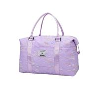 Sac de sport multifonction résistant à l'eau de grande capacité avec compartiment humide et sec pour le sport, le fitness, les courts voyages, sac de gym organisé pour les courts séjours, violet