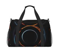 Sac de sport mystérieux avec imprimé trous noirs cosmiques pour voyage, week-end à bandoulière, sac de sport pour homme et femme