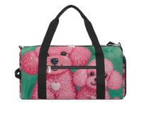 Sac de sport nautique avec compartiment à chaussures pour homme et femme Motif requins, Caniches., Taille unique, Art Déco