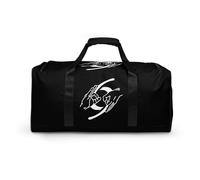 Sac de Sport Noir - Sac Voyage Homme - Idéal -Sac de Foot - Grand Compartiment Spacieux - Parfait pour Loisirs et Voyages - 69 La Trik- Lyon - Lyonnais-