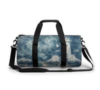 Sac De Sport Phare, Boussole Et Navires Sac De Voyage Rond Sacs De Sport Sac De Sport
