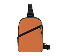 Sac de sport pliable rouge brique réfractaire, sac à bandoulière léger avec plusieurs poches, tissu polyester résistant à l'eau, sac à dos de voyage compact