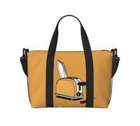 Sac de sport pliable - Sac de sport de voyage - Sac à main à bandoulière pour homme et femme - Jolie tronçonneuse pleurante, noir, One Size
