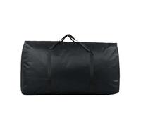 Sac de sport pliable unisexe de grande capacité avec fermeture éclair Oxford fin et portable, Noir , Taille unique