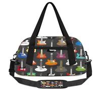 Sac de sport pour enfants avec instruments de musique et guitare, sac de sport pour le week-end, les voyages, la gymnastique, la danse, le ballet, multicolore