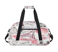 Sac de sport pour enfants, filles, garçons, femmes, hommes, 24 L, sac fourre-tout, voyage, gym, danse, France Tour Eiffel, couleur, (24L) UK, Organiseur de sac