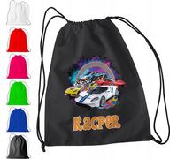 Sac De Sport Pour Enfants - Hot Wheels + Nom ! Car Car