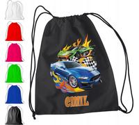 Sac De Sport Pour Enfants - Hot Wheels + Nom ! Car Car