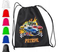 Sac De Sport Pour Enfants - Hot Wheels + Nom ! Car Car