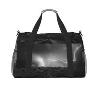 Sac de sport pour femme avec imprimé paysage Thunder - Sac de voyage pour homme - Petit et moyen - Sac de week-end pour femme