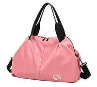 Sac de sport pour femme, petit sac de sport avec poche humide, sac de sport, sac de voyage résistant à l'eau, sacs de week-end doux, sac de gym pour femme, rose clair, Vintage