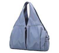 Sac de sport pour femme - Sac de sport étanche avec compartiment à chaussures et poches nasales étanches, Couleur : bleu.