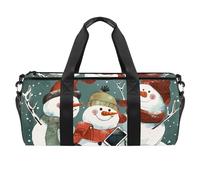 Sac de sport pour femme, sac de sport, sac de voyage, sac de yoga, sac de sport pour entraînement, Père Noël joyeux Noël, Motif 2176, 45x23x23cm(17.7x9x9in)