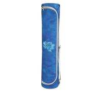 Sac de Sport pour Femme Yoga Mat Storage Bag Double Zipper Exercise Large Capacity Adjustable Shoulder Strap(Blue)
