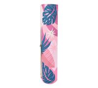 Sac de Sport pour Femme Yoga Mat Storage Bag Double Zipper Exercise Large Capacity Adjustable Shoulder Strap(Pink)