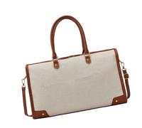 Sac de sport pour femmes et filles - Sac de voyage léger - Résistant à l'eau - Pour le week-end, marron, Beauté de masse