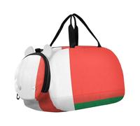 Sac de sport pour garçon avec compartiment à chaussures - Multifonctionnel - Pour la pratique de l'école, le sport, Drapeau national de Madagascar, TAILLE UNIQUE, Moderne/ajusté.