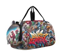 Sac de sport pour garçons aquarelle, flamants roses, plage, week-end, sac de voyage, sac de sport, bagage pour enfants, Hip Hop Graffiti Art urbain, Classique