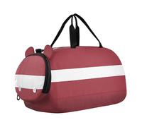 Sac de sport pour garçons et filles Motif drapeau du Kenya, Drapeau de la Lettonie République nationale capitale, Classique