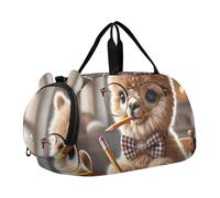 Sac de sport pour garçons et filles - Sac de voyage fourre-tout de danse - Motif chat romantique - Titanic Love, Adorable livre d'érudit en alpaga, Classique