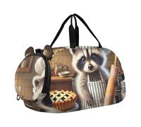 Sac de sport pour garçons et filles - Sac de voyage fourre-tout de danse - Motif chat romantique - Titanic Love, Tarte au raton laveur confortable, Classique