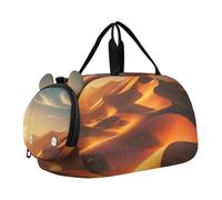 Sac de sport pour garçons Koala Coucher de soleil Romance Weekender Sac de voyage fourre-tout de gym Sac de sport Bagage pour enfants, Golden Dunes Désert Coucher de soleil, Classique
