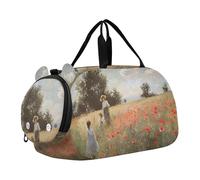 Sac de sport pour garçons - Paysage fantastique - Pour voyage, gym, enfants, Peintures coquelicots scène de jardin, Classique
