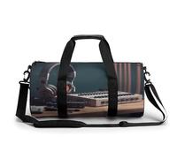 Sac de sport pour homme et femme avec compartiment à chaussures, enregistreur de poche humide avec écouteurs