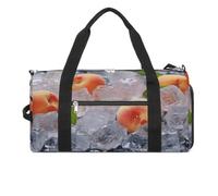 Sac de sport pour homme et femme avec compartiment à chaussures et poche humide, glaçons pêche pour voyage, sport, fitness, entraînement, Glaçons pêche, Taille unique, Sac de voyage