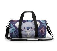 Sac de sport pour homme et femme avec compartiment à chaussures Motif pandas, Joli koala, 17.7in/9in/9in, Art Déco