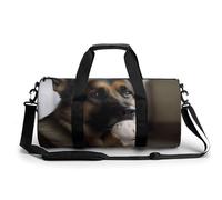 Sac de sport pour homme et femme avec compartiment à chaussures, poche humide pour chien qui aime la crème glacée