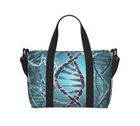Sac de sport pour homme et femme avec compartiment à chaussures pour homme et femme, Hélix génétique ADN, Taille unique, Sac de voyage