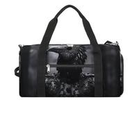 Sac de sport pour homme et femme avec compartiment pour chaussures et compartiment humide, sac de voyage debout dans les bois, sac de week-end, sac de nuit pour natation, fitness, entraînement, sport,