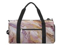 Sac de sport pour homme et femme avec compartiment pour chaussures et compartiment humide, sac de voyage ligné sur marbre, sac de nuit pour la natation, le fitness, l'entraînement, le sport, style 4,