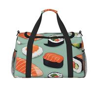 Sac de sport pour homme et femme avec imprimé sushi
