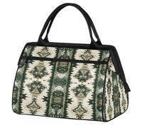 Sac de sport pour homme et femme avec motif aztèque - Imperméable - Avec housse de chariot - Sac de sport pour le week-end - Sac fourre-tout pour voyage, gym, sport - 2, Motif de tapis - 23