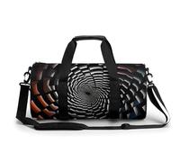 Sac de sport pour homme et femme - Illusion visuelle - Sac de sport cylindrique léger - Pour basket-ball, football, week-end, 45 cm/22,9 cm/22,9 cm, Style :, 17.7in/9in/9in