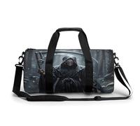 Sac de sport pour homme et femme - Imprimé faucheuse - Article personnel - Léger - Pour voyage, sport, fitness, Noir , 17.7in/9in/9in, Organiseur de sac